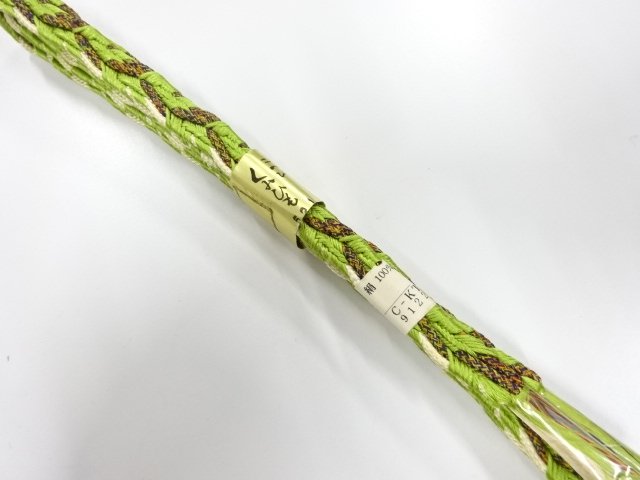 未使用品　正絹　手組帯締め